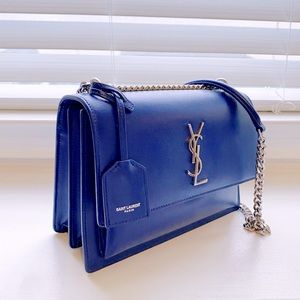 Saint Laurent Sunset Medium Royal Blue
